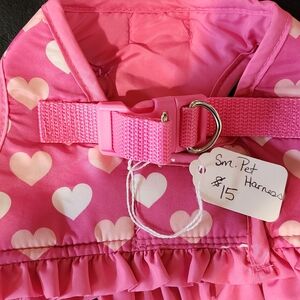 Pink Heart Pet Harness